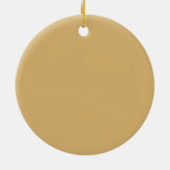 Sepia-Burgdrache Keramik Ornament (Hinten)