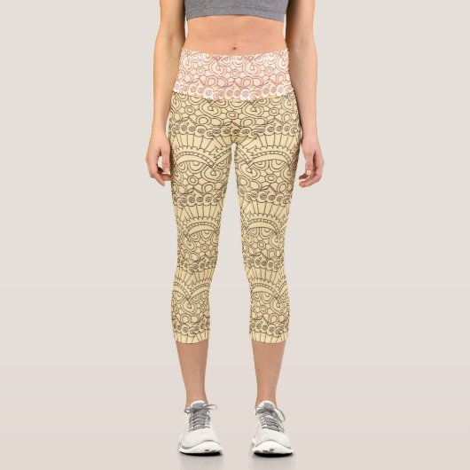 Sepia Capri Leggings (Vorderseite)