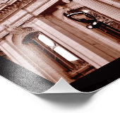 Sepia Columns Fotodruck (Ecke)