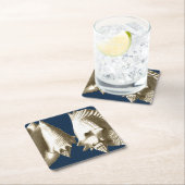 Sepia Conch Seashells Rechteckiger Pappuntersetzer (Vor Ort)