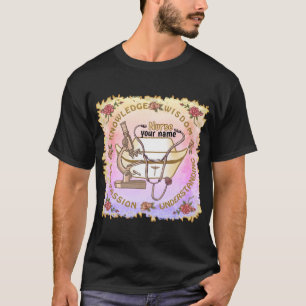 Sepia coole Krankenschwester T-Shirt
