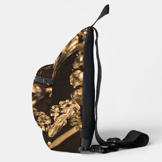 Sepia Crystal Chandelier Crossbody Bag (Rechts)