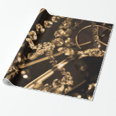 Sepia Crystal Chandelier Geschenkpapier (Ungerollt)