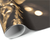 Sepia Crystal Chandelier Geschenkpapier (Rolleneckpunkt)