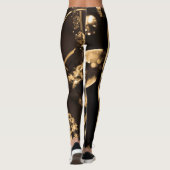 Sepia Crystal Chandelier Leggings (Rückseite)