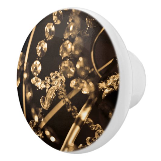 Sepia Crystals Keramikknauf (Rechts)