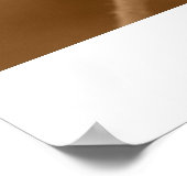 Sepia Dandelion Poster/Print Poster (Ecke)