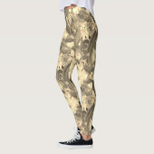 Sepia der Blume Power Leggings (Links)