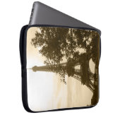Sepia-Eiffelturm Laptopschutzhülle (Vorne Rechts)
