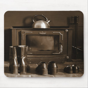 Sepia-Farbschwestern Mousepad