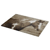 Sepia Flashy Schneidebrett (Ecke)