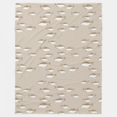 Sepia Fleecedecke (Vorderseite)