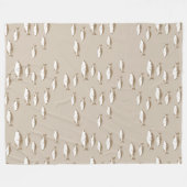 Sepia Fleecedecke (Vorderseite (Horizontal))