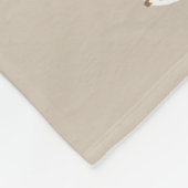 Sepia Fleecedecke (Ecke)