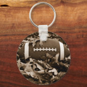 Sepia Football Schlüsselanhänger (Vorderseite)