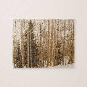 Sepia Forest Maze - 8x10 - 110 Stück Puzzle