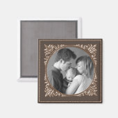 Sepia Frame Magnet (Vorderseite/Rückseite)