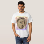 Sepia-Friedens-Buddha T-Shirt (Vorne ganz)