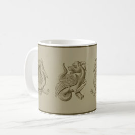 Sepia Gargoyles Coffee Tasse