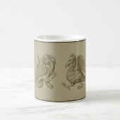 Sepia Gargoyles Coffee Tasse (Mittel)