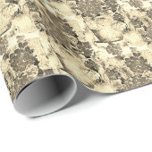 Sepia Geranium Geschenkpapier (Rolleneckpunkt)