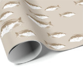 Sepia Geschenkpapier (Rolleneckpunkt)