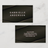 Sepia Glow Abstrakt Background Visitenkarte (Vorne/Hinten)