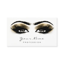 Sepia Gold Glitzer Makeup Artist Lashes Black Whit