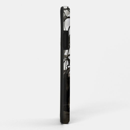 Sepia Goth Girl Case-Mate iPhone Hülle (Hinten/Rechts)