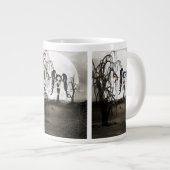 Sepia Goth Girl Jumbo-Tasse (Vorderseite Rechts)