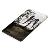 Sepia Goth Girl Magnet (Linke Seite)