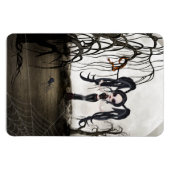 Sepia Goth Girl Magnet (Horizontal)