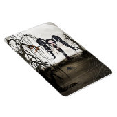 Sepia Goth Girl Magnet (Rechte Seite)
