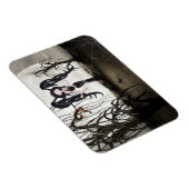 Sepia Goth Girl Magnet (Rechte Seite)
