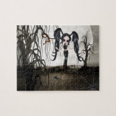 Sepia Goth Girl Puzzle (Horizontal)