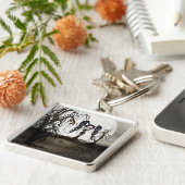 Sepia Goth Girl Schlüsselanhänger (Seite)