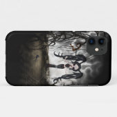 Sepia Goth Girl Vignette Case-Mate iPhone Hülle (Rückseite (Horizontal))