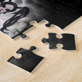 Sepia Goth Girl Vignette Puzzle (Seite)