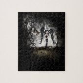 Sepia Goth Girl Vignette Puzzle (Vertikal)