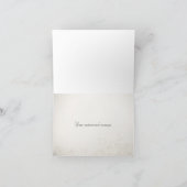 Sepia Grass Karte (Innenseite)