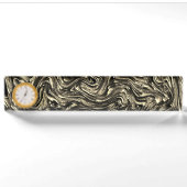 Sepia grobe Textur mit Notrelief Namensplakette (Vorderseite)