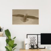 Sepia Gull Poster (Heimbüro)