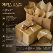Sepia-Haze Seidenpapier