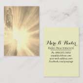 *~* Sepia-Heiler Rays heilende Visitenkarte (Vorne/Hinten)