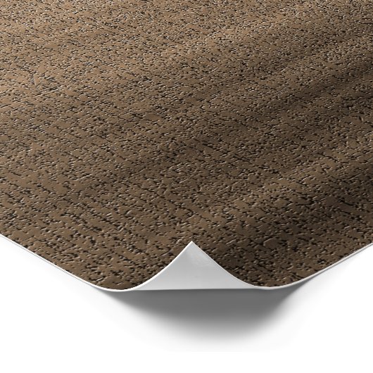 Sepia Horizon Poster (Ecke)