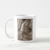 Sepia Horse Kaffeetasse (Links)