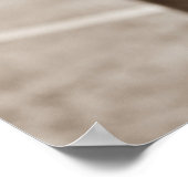 Sepia Horse - Tierfotografie Poster (Ecke)