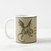 Sepia Jabberwock Coffee Tasse (Links)