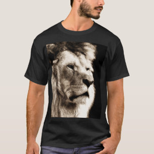 Sepia Lion T-Shirt