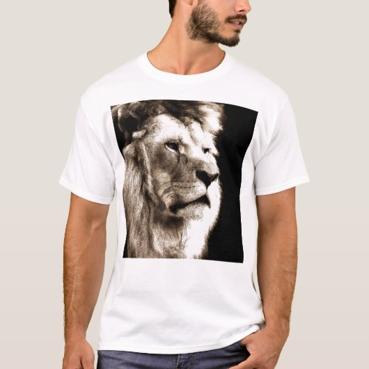 Sepia Lion T-Shirt (Vorderseite)